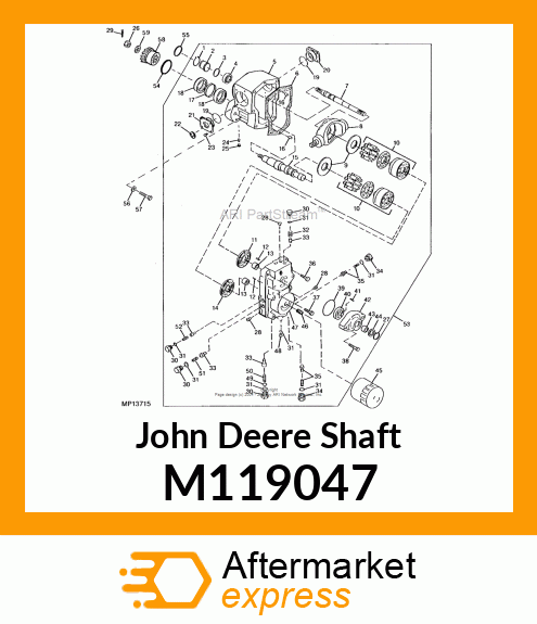 SHAFT, MOTOR M119047