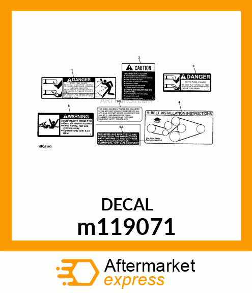 LABEL, COMPLIANCE m119071