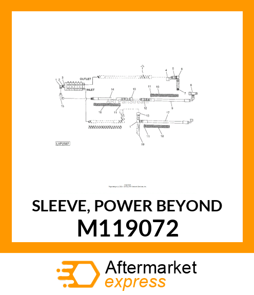 SLEEVE, POWER BEYOND M119072