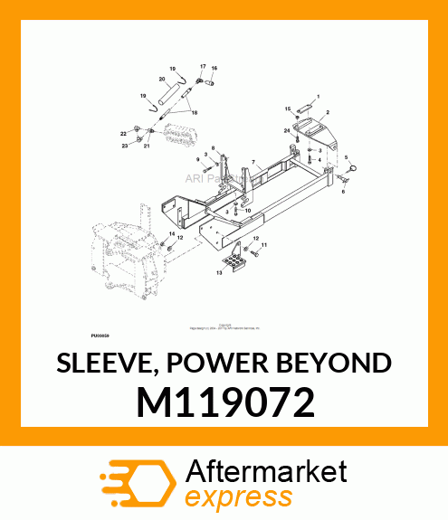 SLEEVE, POWER BEYOND M119072