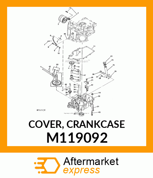 COVER, CRANKCASE M119092