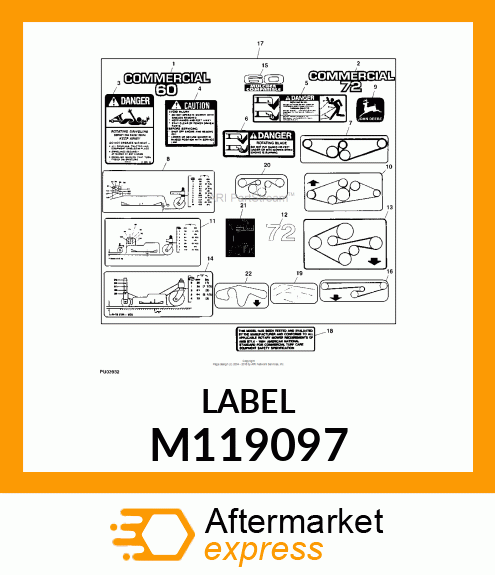 LABEL, COMPLIANCE M119097