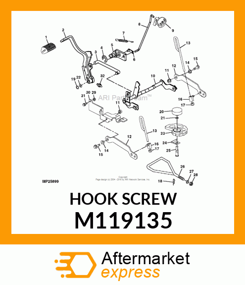 MCN, ADJUSTABLE LIFT M119135