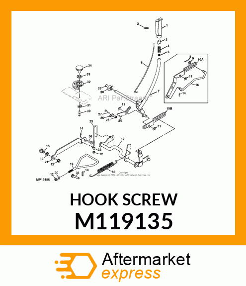 MCN, ADJUSTABLE LIFT M119135