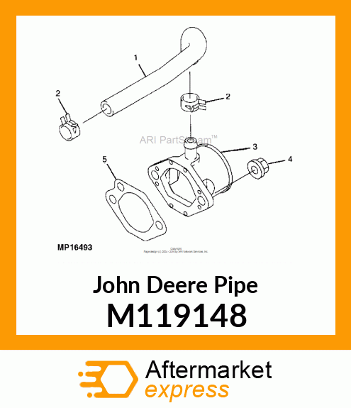 PIPE, INTAKE M119148