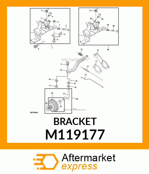 BRACKET M119177