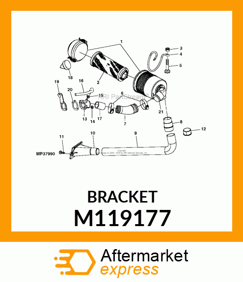 BRACKET M119177