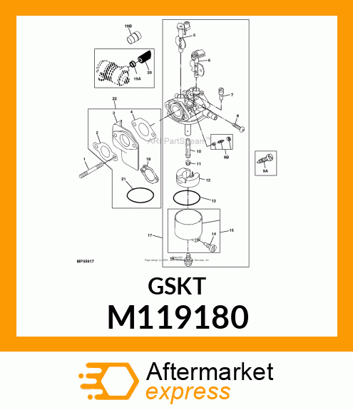 GASKET RUBBER M119180