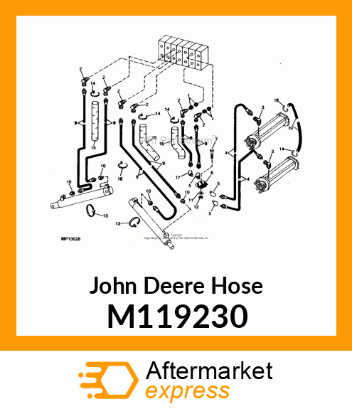 HOSE, PUSH M119230