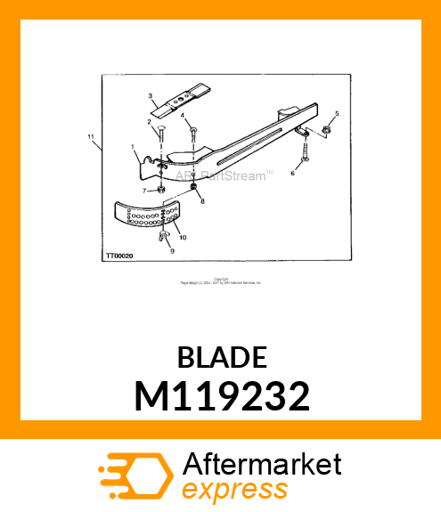 BLADE, MULCHING (46) M119232