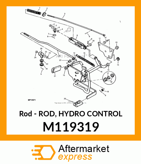 Rod Hydro Control M119319