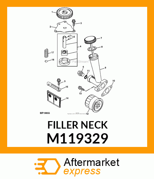 NECK, OIL FILLER M119329