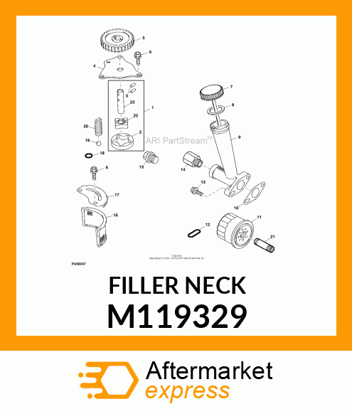 NECK, OIL FILLER M119329