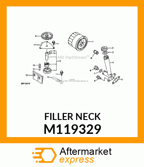 NECK, OIL FILLER M119329