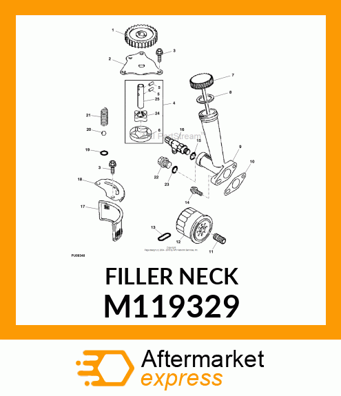 NECK, OIL FILLER M119329