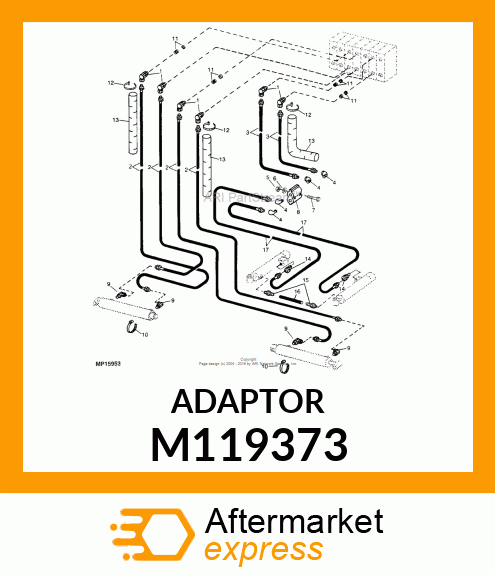 FITTING, BARBED M119373