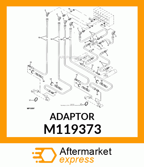 FITTING, BARBED M119373