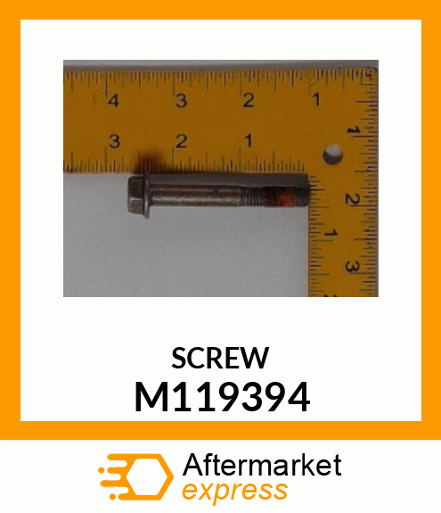 SCREW, HEX FLANGE SPECIAL CAP M119394