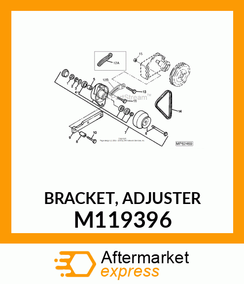 BRACKET, ADJUSTER M119396