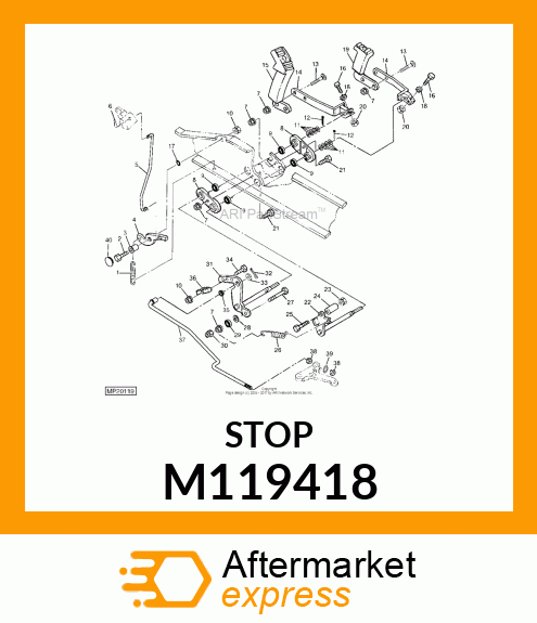 STOP, LATCH M119418