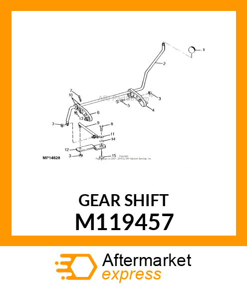 Lever Shift Gear M119457