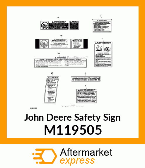 SAFETY SIGN, LABEL, CAUTION PINCH M119505