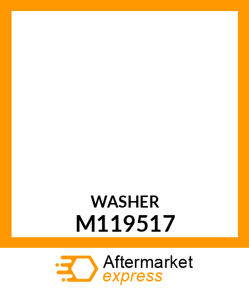 WASHER, HARDENED SQ HOLE M119517