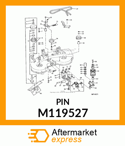 PIN, ROLLER M119527