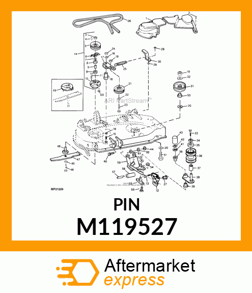 PIN, ROLLER M119527