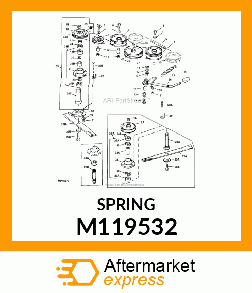 SPRING, IDLER M119532