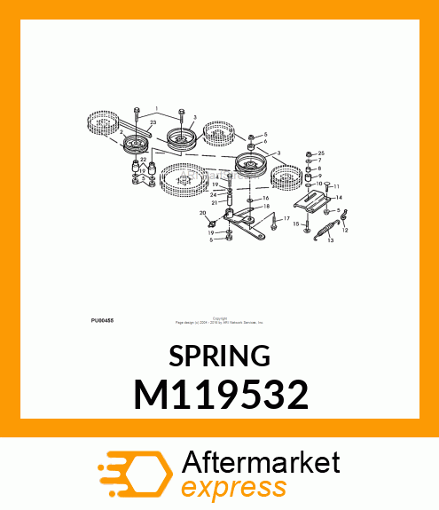 SPRING, IDLER M119532