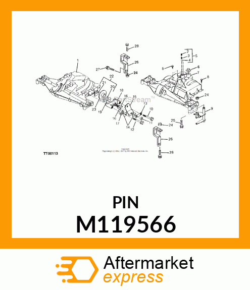 SCREW, FLANGED, METRIC M119566