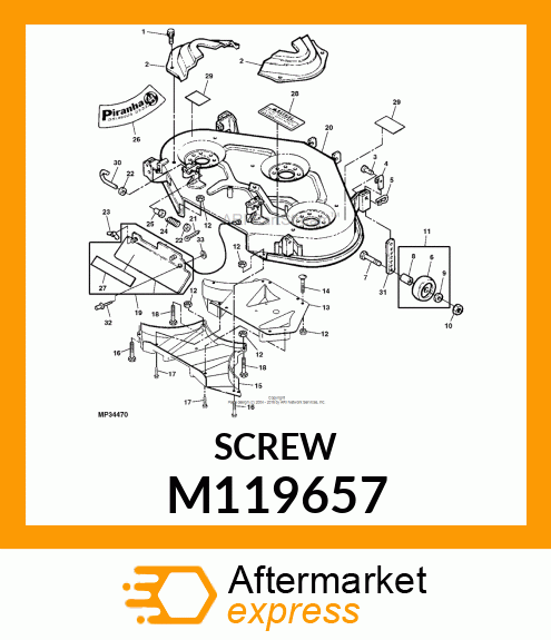 SCREW, SELF M119657