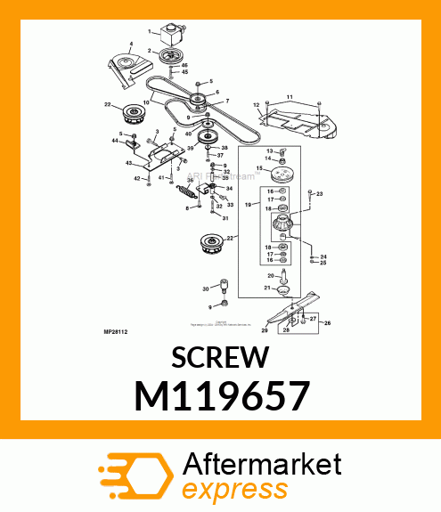 SCREW, SELF M119657