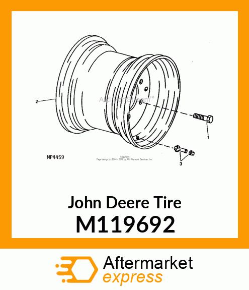 TIRE, TIRE,23X10.50 M119692