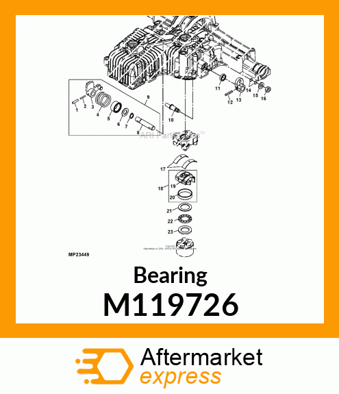 Bearing M119726