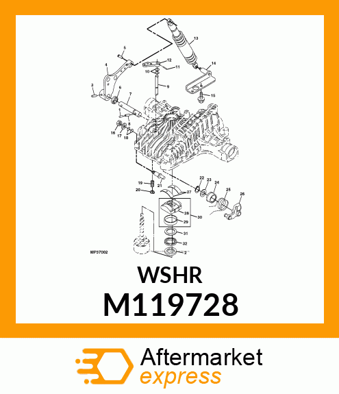 PLATE, THRUST B M119728