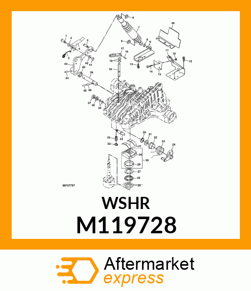 PLATE, THRUST B M119728