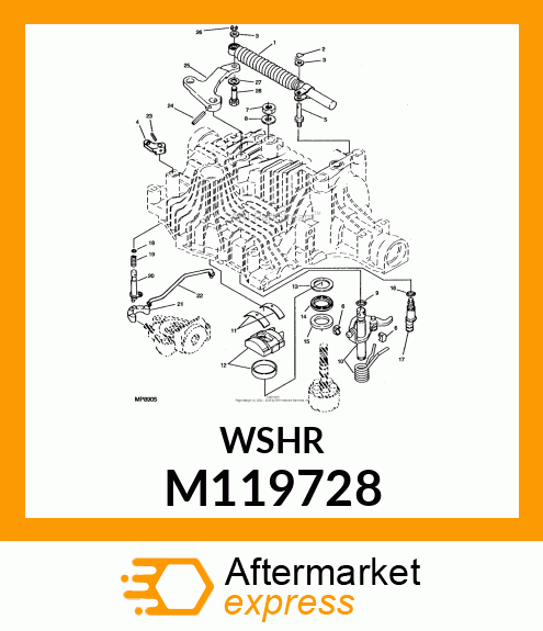 PLATE, THRUST B M119728