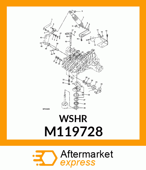 PLATE, THRUST B M119728