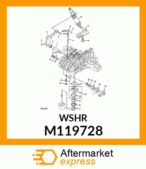 PLATE, THRUST B M119728