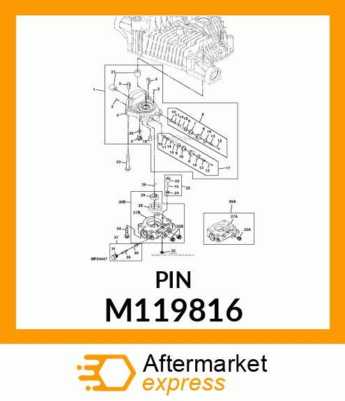 PIN, KNOCK 3.5 M119816