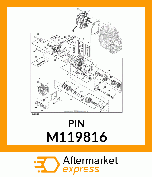 PIN, KNOCK 3.5 M119816