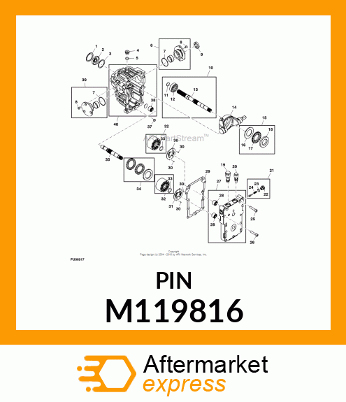 PIN, KNOCK 3.5 M119816