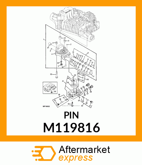 PIN, KNOCK 3.5 M119816