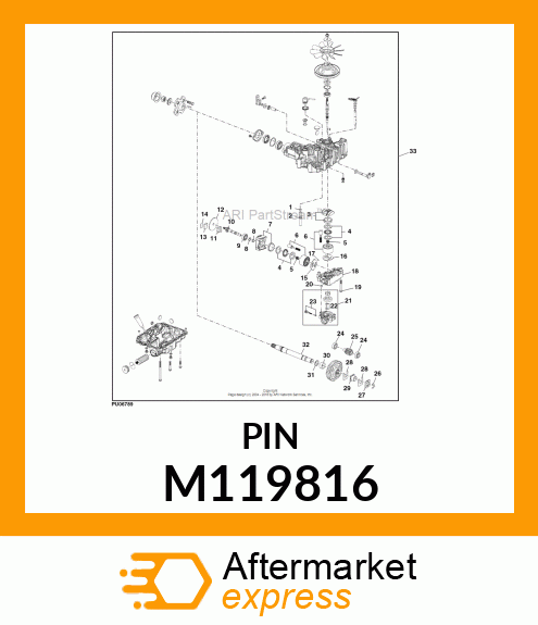 PIN, KNOCK 3.5 M119816