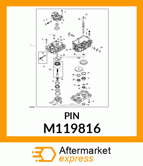 PIN, KNOCK 3.5 M119816