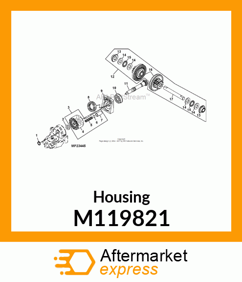 Housing M119821