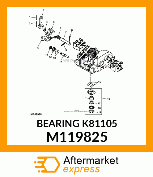 BEARING K81105 M119825