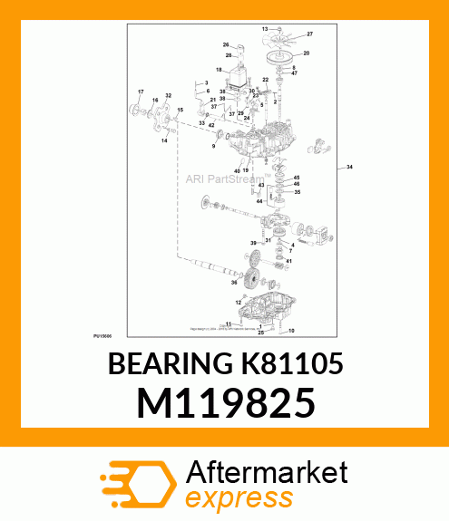 BEARING K81105 M119825